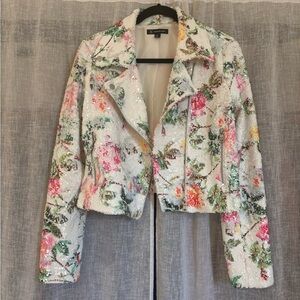 INC International Concepts Multicolor Sequin Blazer